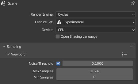 Scene config