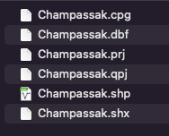 Sample files of Shapefile